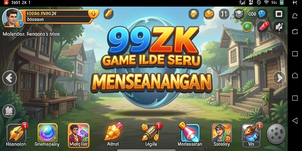 Tampilan gameplay seru dan menarik di 99ZK.