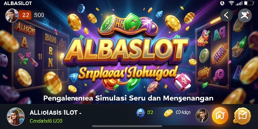 Tampilan gameplay menarik ALBASLOT dalam simulasi yang mendebarkan.