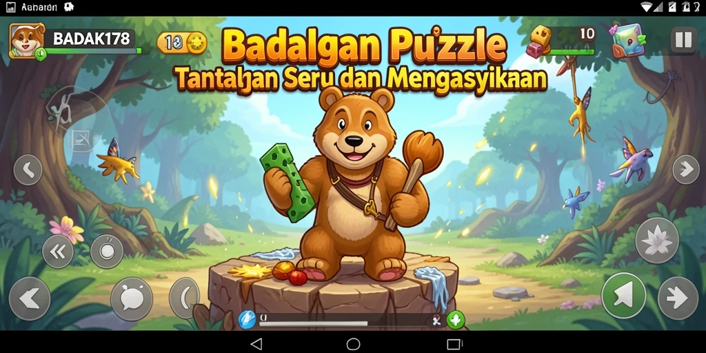 Tampilan gameplay BADAK178 yang menantang dan seru.