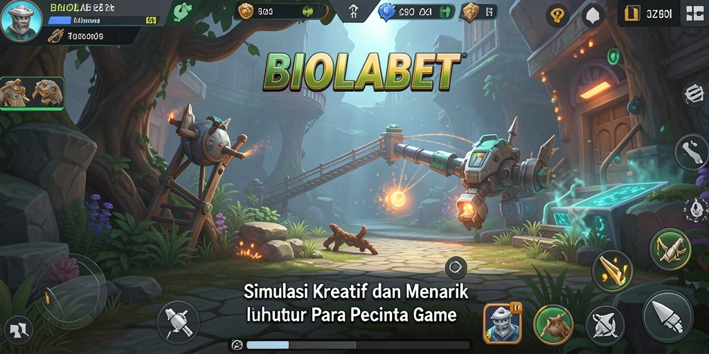 Tampilan gameplay <strong>BIOLABET</strong> yang penuh warna dan interaktif.