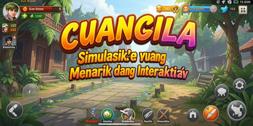 Screenshot CUANGILA menampilkan momen seru dalam gameplay interaktif.
