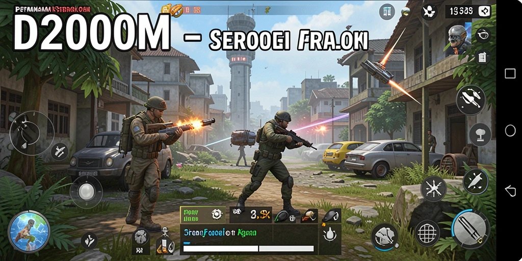 Gameplay epik D200M di ponsel Anda.