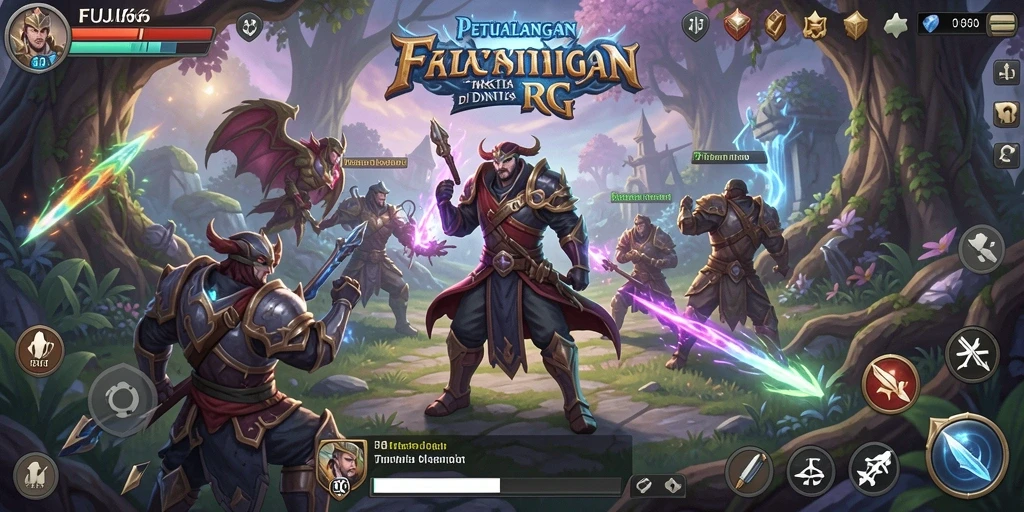 Tampilan menarik dari gameplay FUJI66 yang menampilkan karakter dan pertarungan seru.