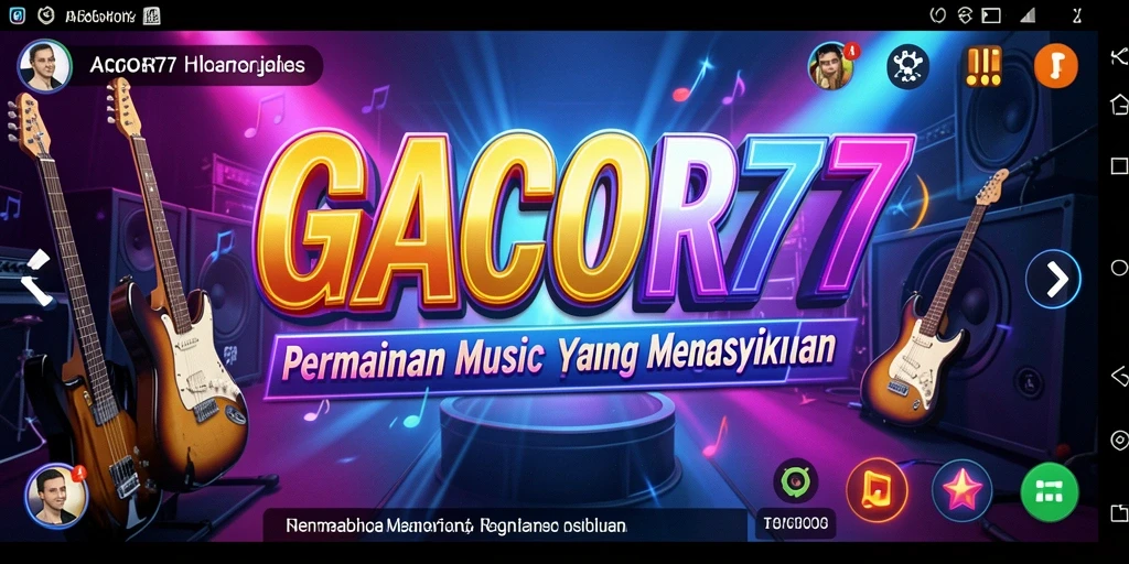 Tampilan gameplay GACOR77 yang penuh warna dan interaktif.