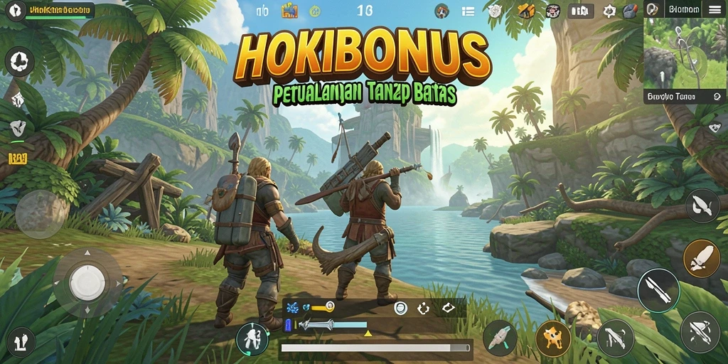 Tampilan gameplay menarik dalam dunia terbuka HOKIBONUS.