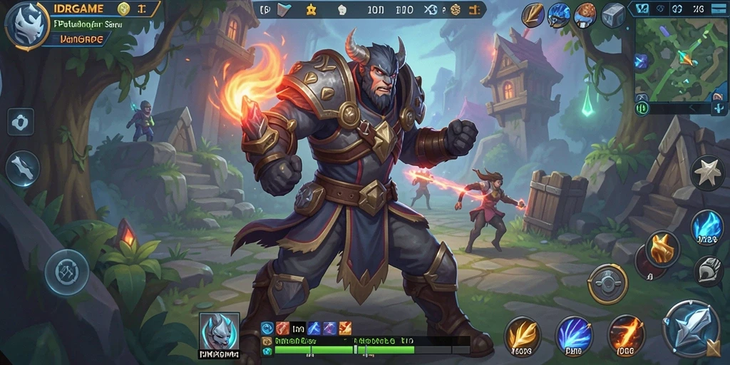 Tampilan action seru di dunia MMORPG IDRGAME.