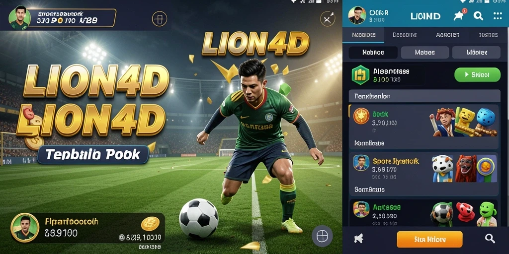 Tampilan gameplay LION4D menunjukkan serunya taruhan olahraga.