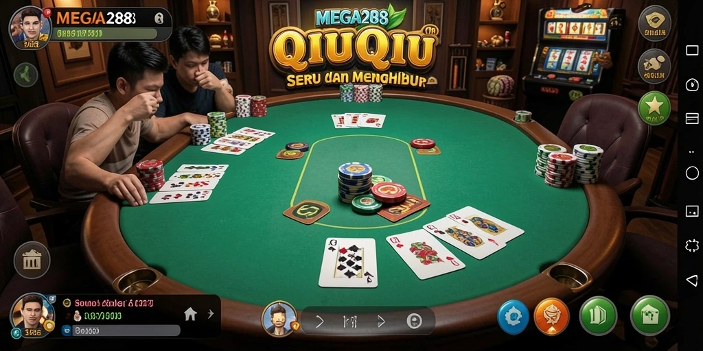Tampilan menarik dalam permainan QiuQiu MEGA288.