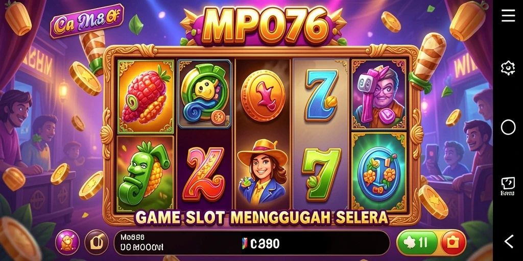 Tampilan gameplay Slot MPO76 yang memukau dan interaktif.