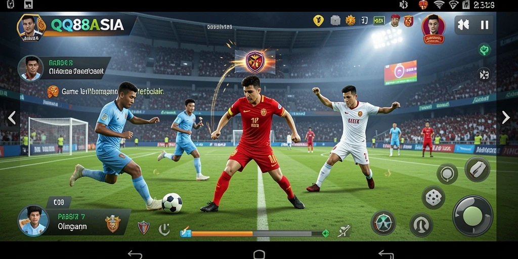 Tampilan seru dari gameplay QQ88ASIA yang penuh aksi.