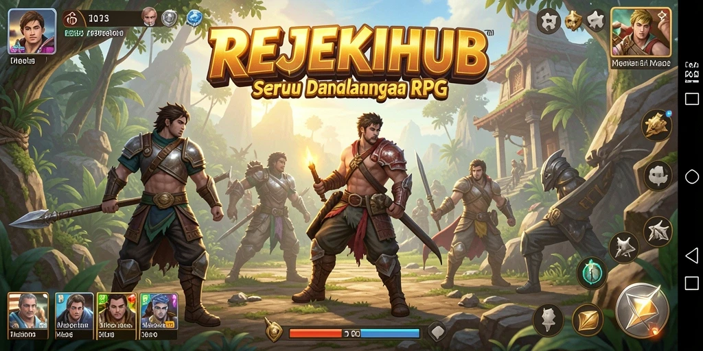 Gameplay RPG menarik di REJEKIHUB dengan petualangan seru.