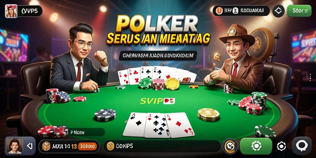 Screenshot gameplay <strong>SVIP5</strong> menunjukkan keseruan permainan poker.