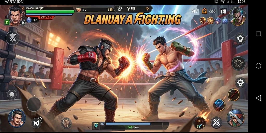 Gameplay VANTAIDN menampilkan pertarungan yang seru dan aksi mendebarkan.